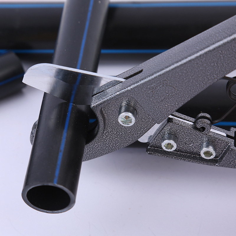Pipe Cutter Ratchet - PVCパイプカッター 1-1/4インチ 32mm ラチェット式 プラスチックパイプ切断用ハサミ PU/PP/PE/PPRホース切断用