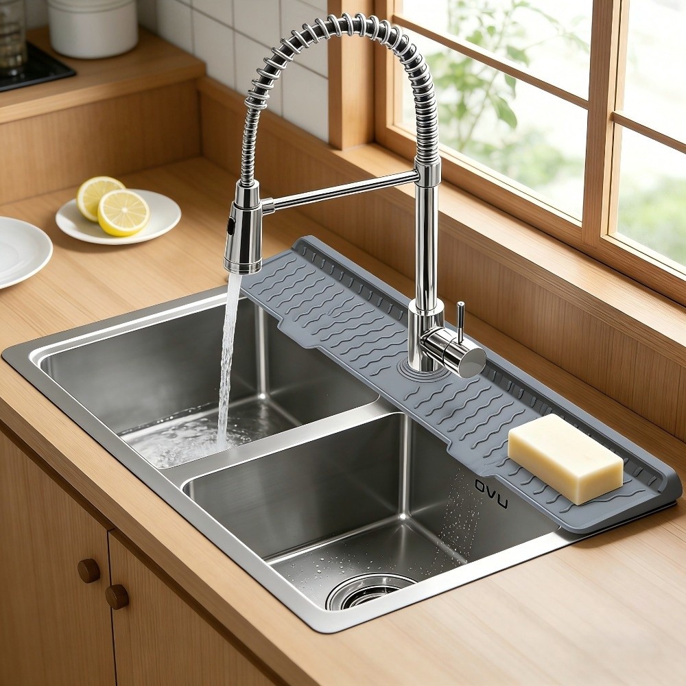 新しいシリコン製蛇口排水マット 長さ36/46/61cm 滑 - Silicone Tap Washer のレビューと価格