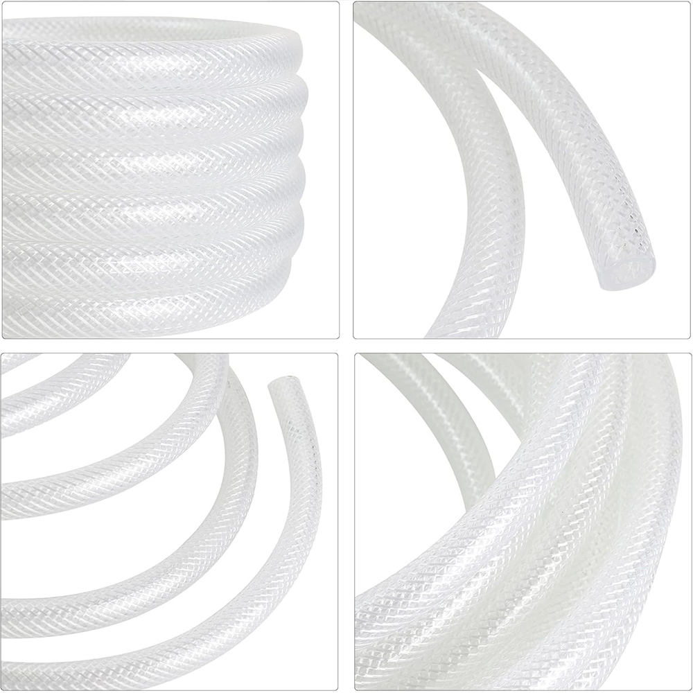 4シーズン用の柔軟なPVCチューブ,編組,透明,柔らかく,強 - Flexible Hose Braided のレビューと価格