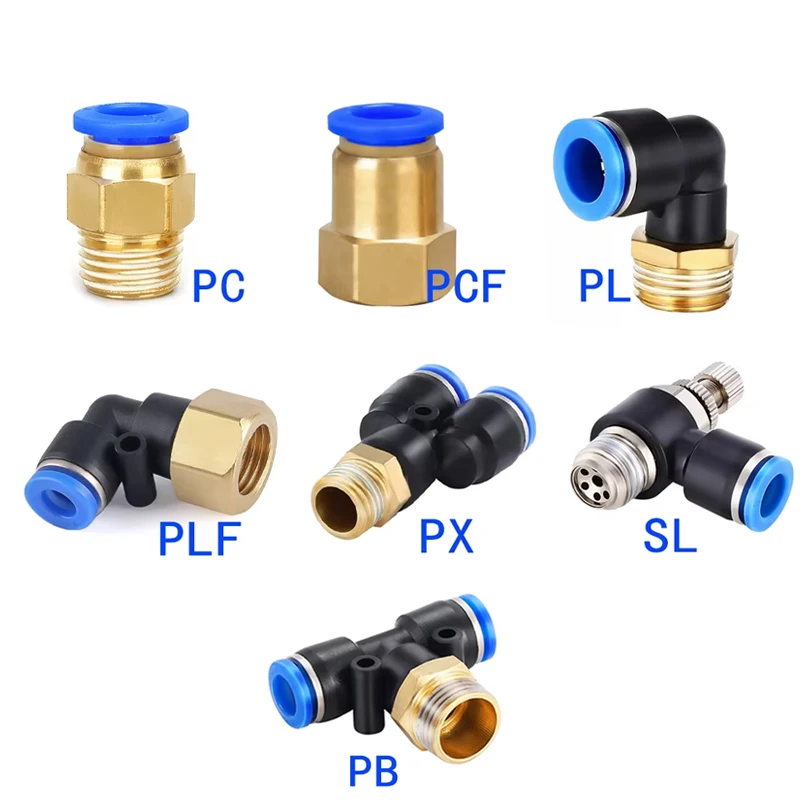1 個空気圧クイックコネクタ PCF PC PL SL PB - Compression Fitting Brass のレビューと価格