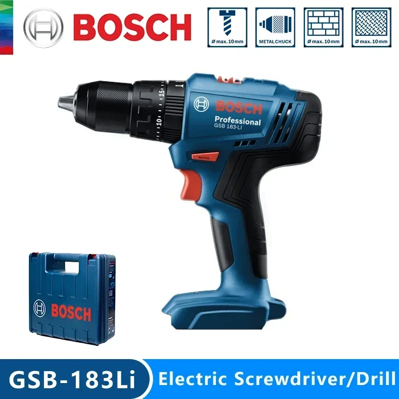 ボッシュ GSB 183-LI プロフェッショナル コードレ - Bosch Drill Gsb 18V のレビューと価格